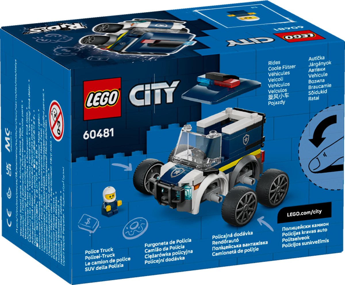60481 LEGO  City Brick Rides Veicoli  SUV della Polizia