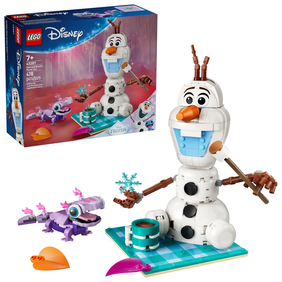 43287 LEGO Disney Princess Il divertente picnic di Olaf e Bruni