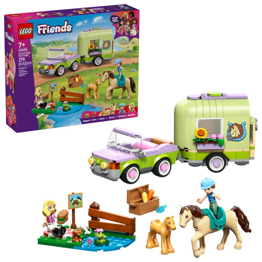 42695 LEGO Friends Rimorchio per cavallo e puledro