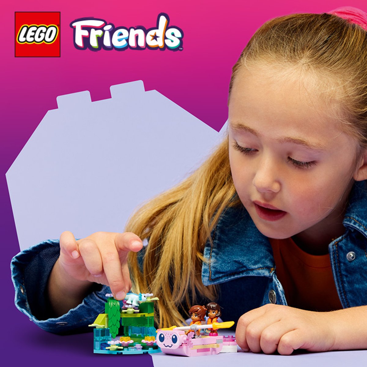 42681 LEGO Friends Barca d avventura Axolotl