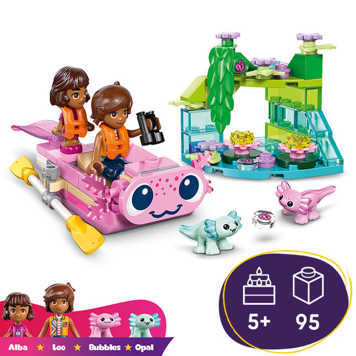 42681 LEGO Friends Barca d avventura Axolotl