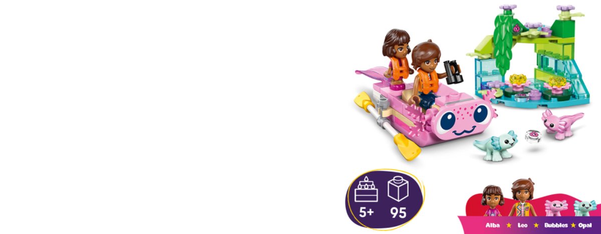 42681 LEGO Friends Barca d avventura Axolotl