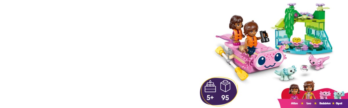 42681 LEGO Friends Barca d avventura Axolotl