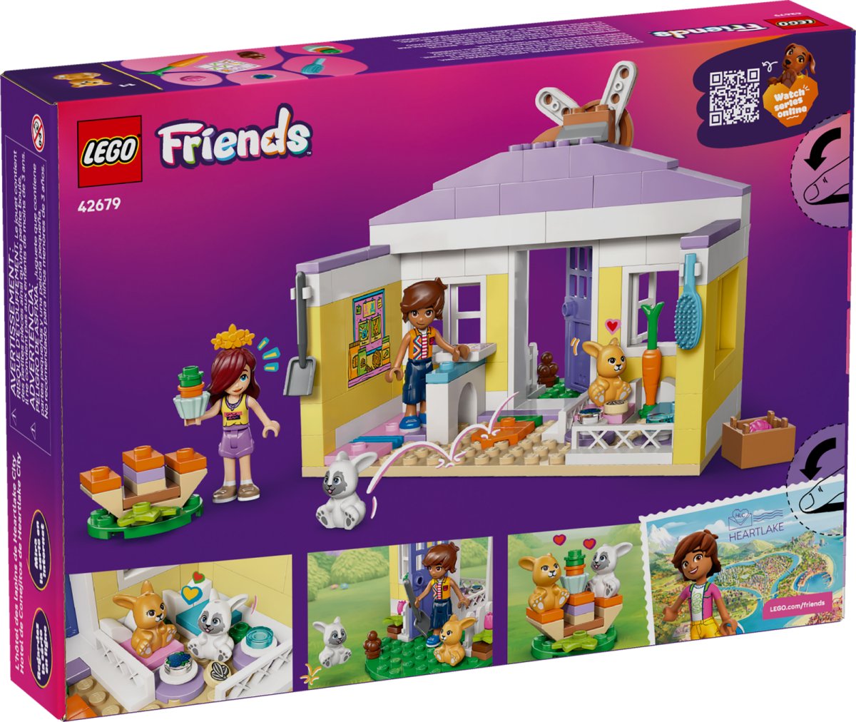 42679 LEGO Friends Hotel dei conigli di Heartlake City