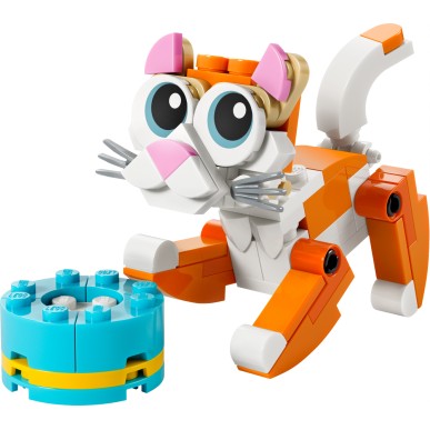 30714 LEGO Polybag Creator Recruitment Bags Gatto arancione