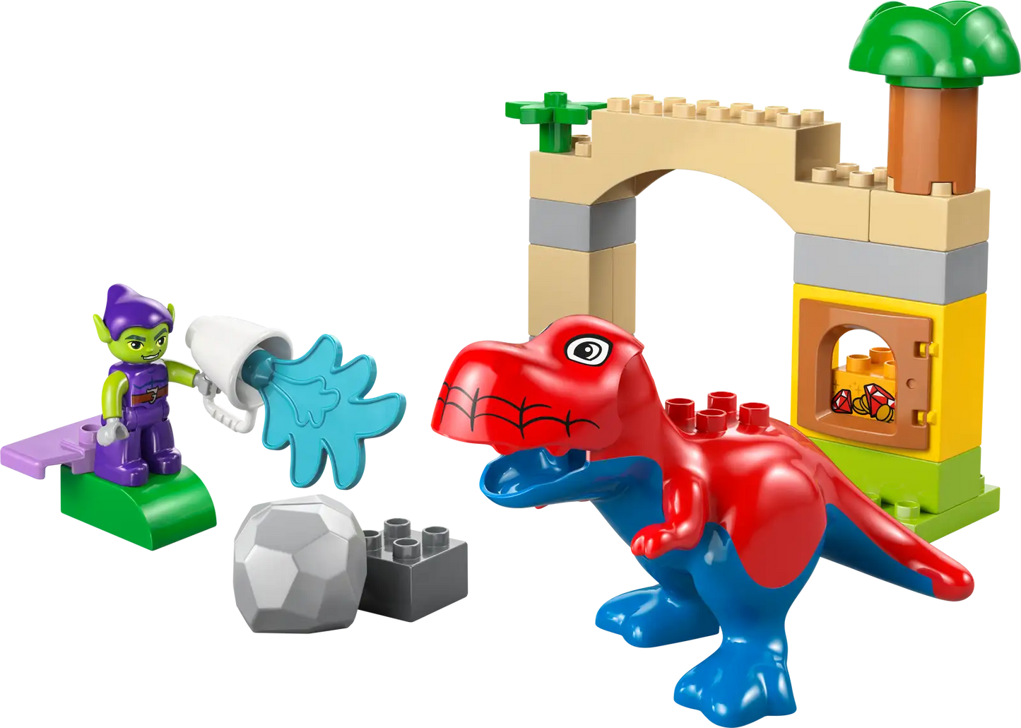 10463 Lego Duplo Dinosauro Spidey-Rex vs. Goblin