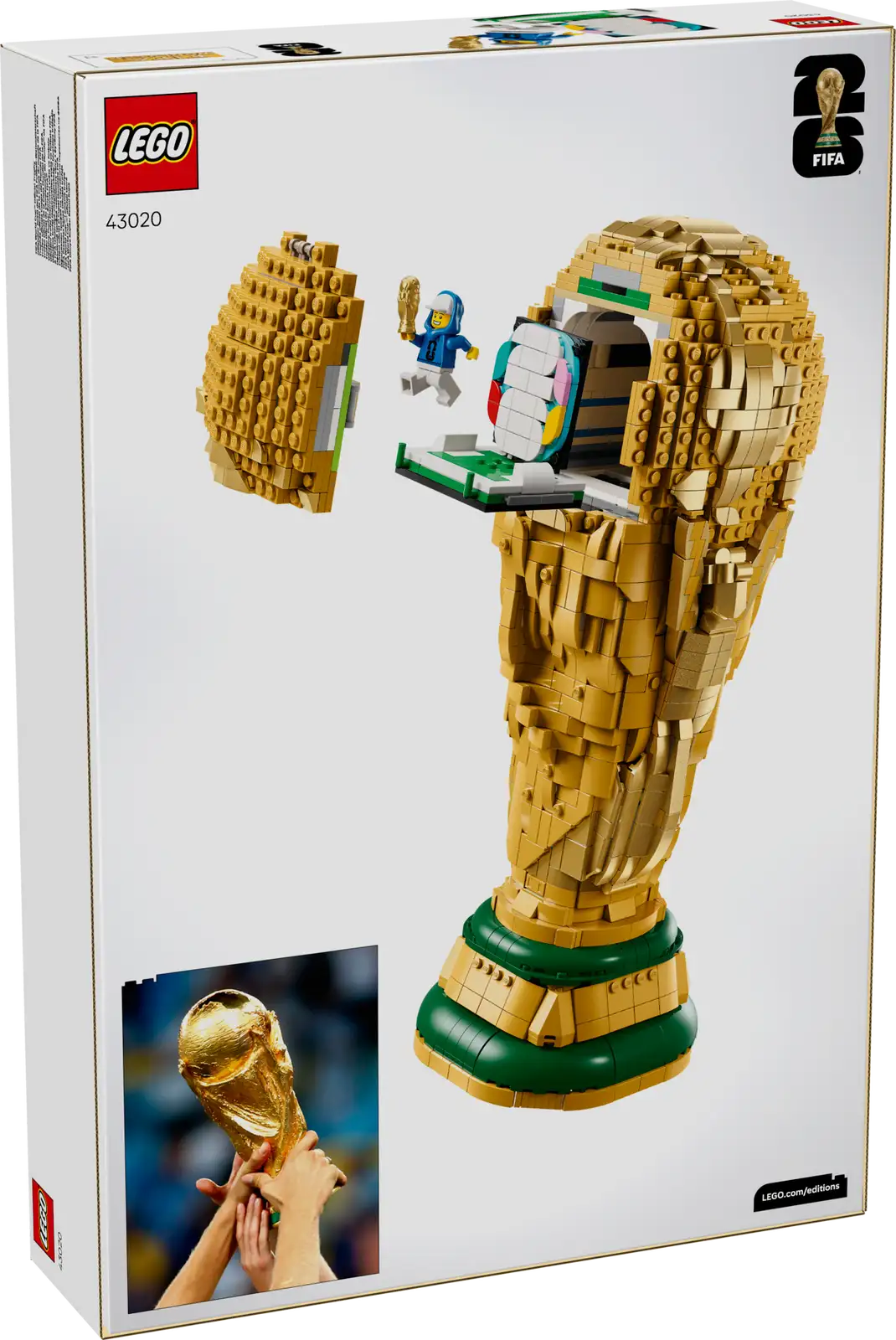 43020 LEGO® Editions  Trofeo Ufficiale Coppa del Mondo FIFA