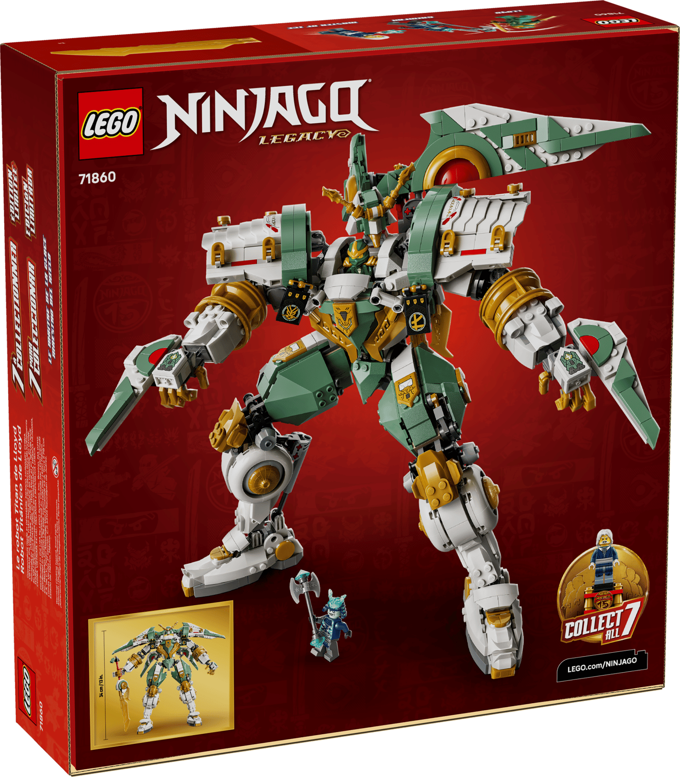 71860 Lego NINJAGO Mech Titano di Lloyd - 15° anniversario
