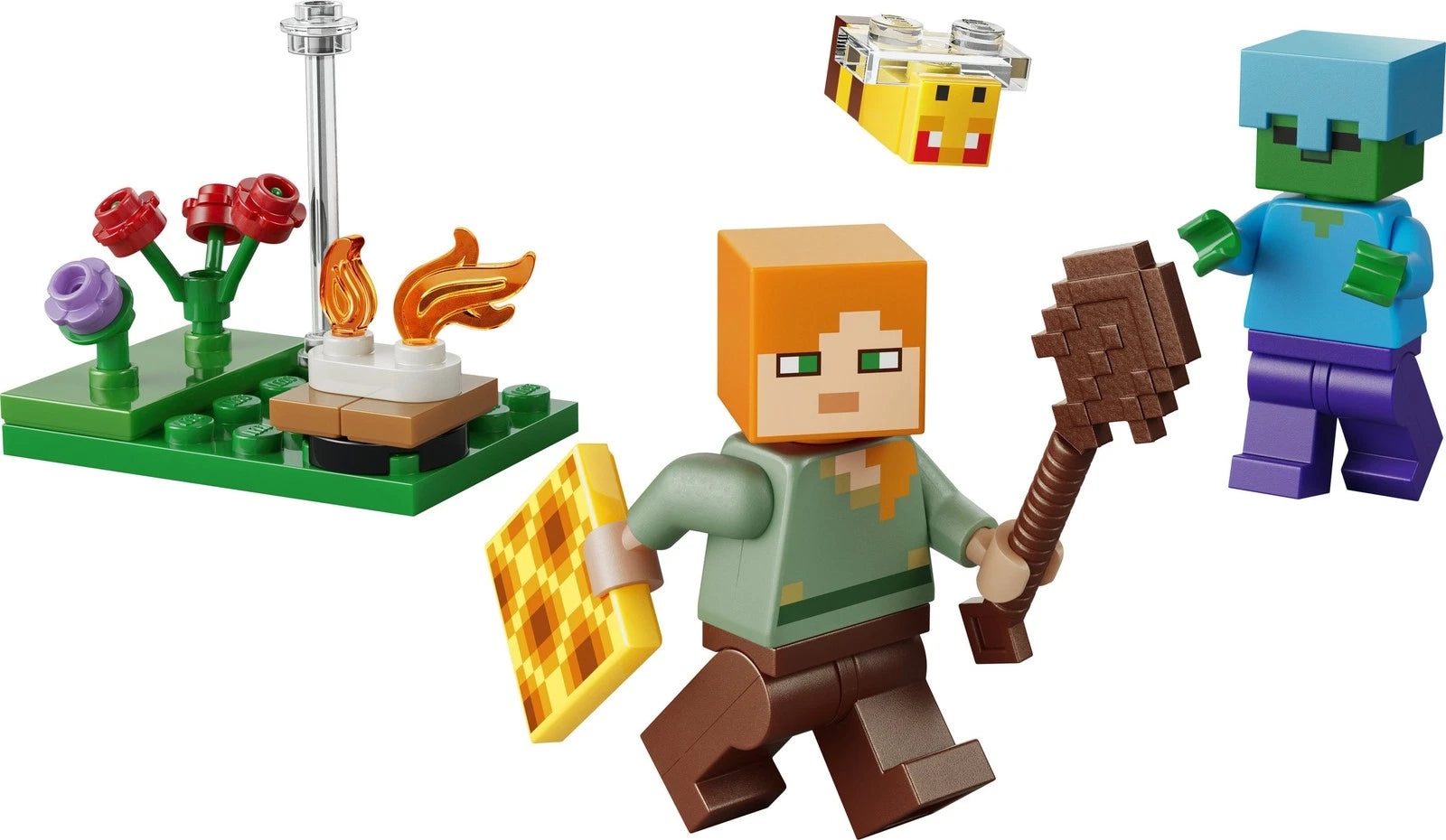 30732 Lego Polybag Minecraft Conflitto al falò di Alex