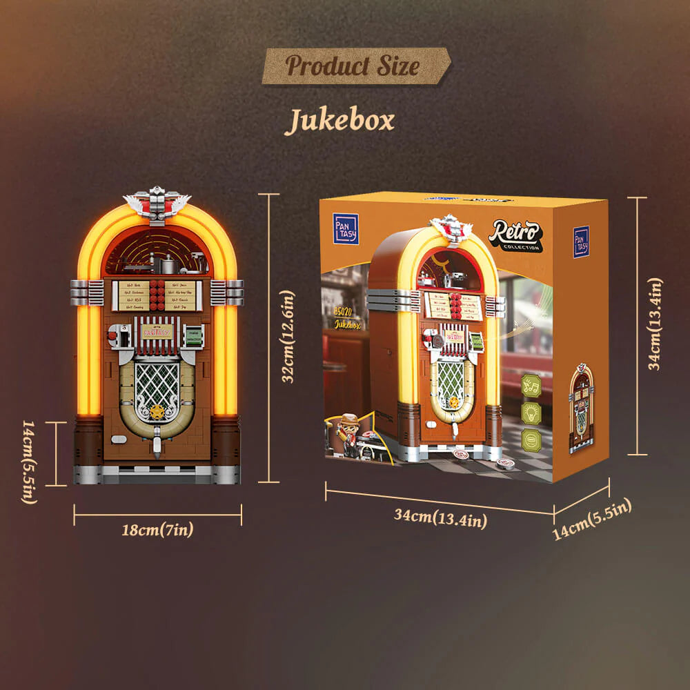 PANTASY set di mattoncini collezione Retrò: Jukebox