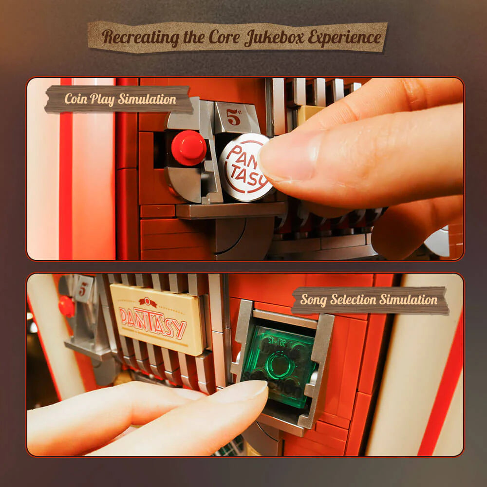PANTASY set di mattoncini collezione Retrò: Jukebox