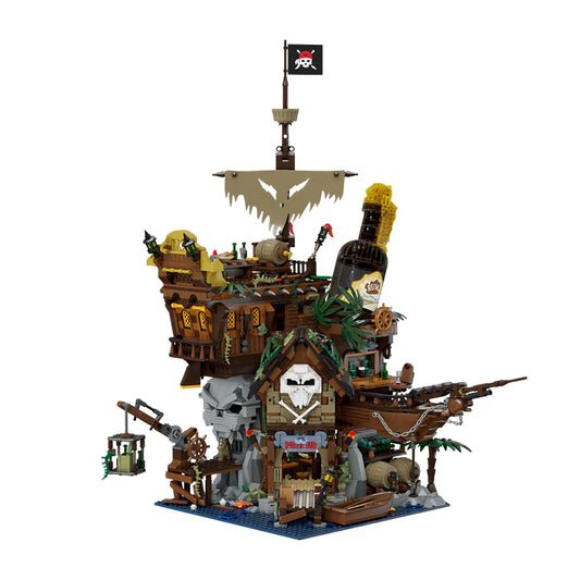 PANTASY set di mattoncini collezione Retrò: Il Pub dei Pirati
