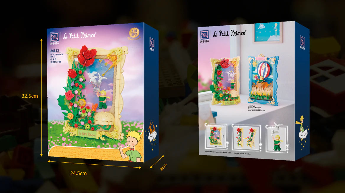 86313 Pantasy collezione il Piccolo Principe : La Rosa Ritratto 3D