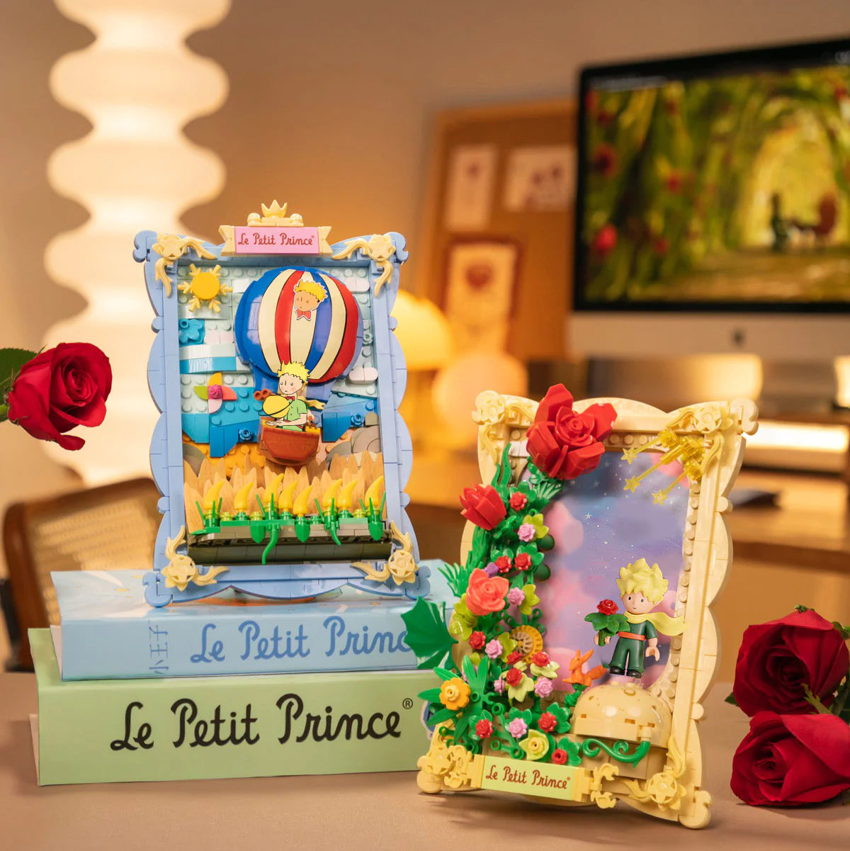 86313 Pantasy collezione il Piccolo Principe : La Rosa Ritratto 3D