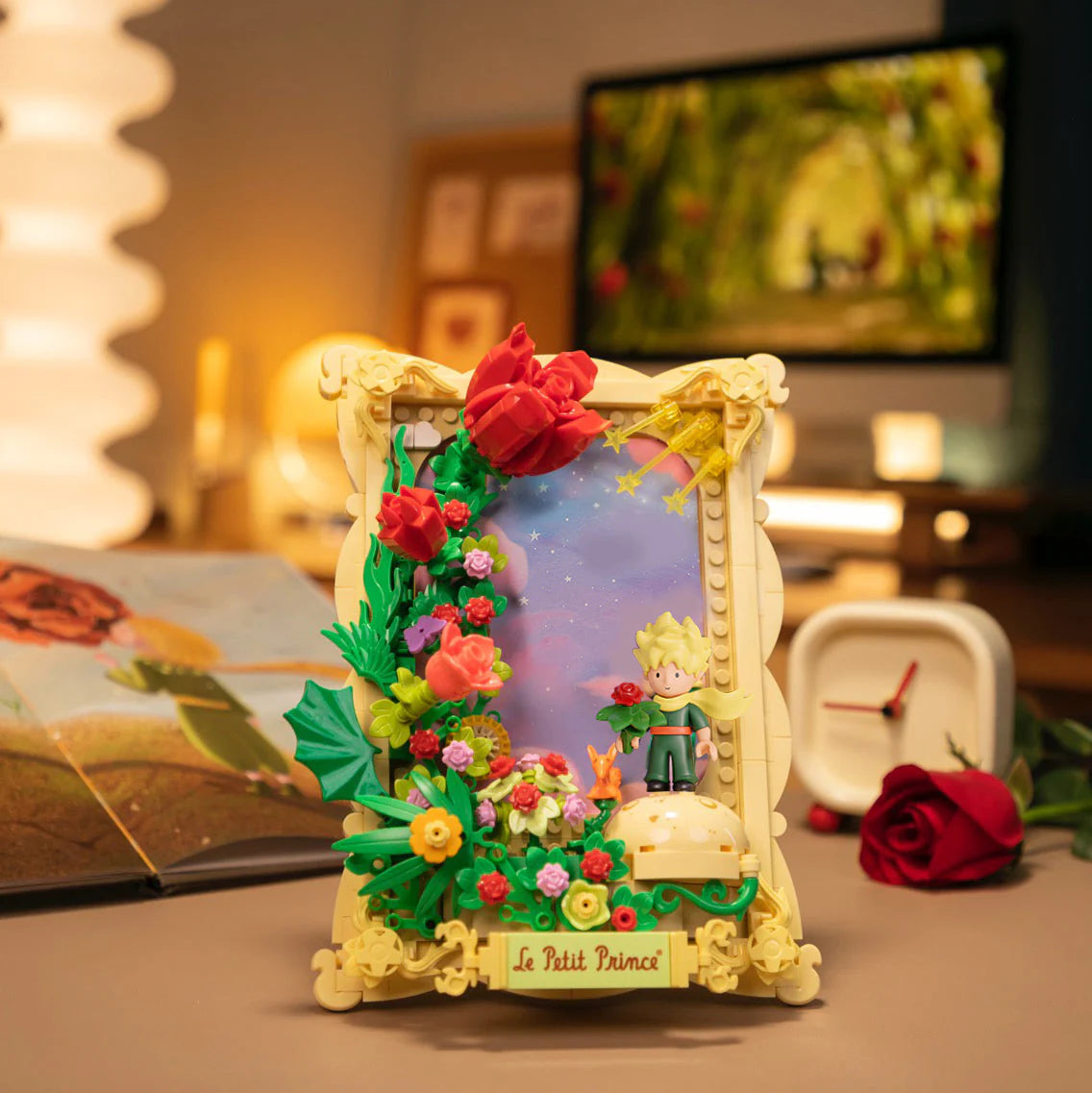 86313 Pantasy collezione il Piccolo Principe : La Rosa Ritratto 3D