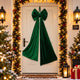 FIOCCO 30X100 CM EFFETTO VELLUTO VERDE HJ2026-104-30