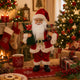 Babbo Natale Carillon 45 cm con Movimento Testa modello casuale
