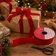Nastro in Velluto Rosso 2,5 x 270 cm  Nastro Natalizio per Confezioni Regalo