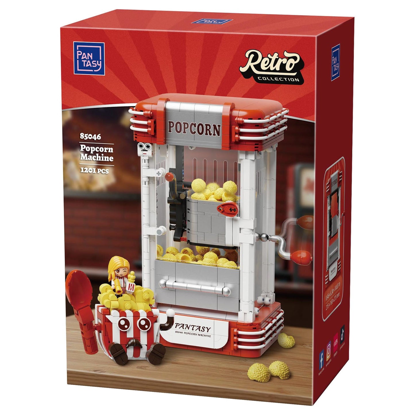 85046 PANTASY set di mattoncini collezione Retrò  Macchina dei Popcorn