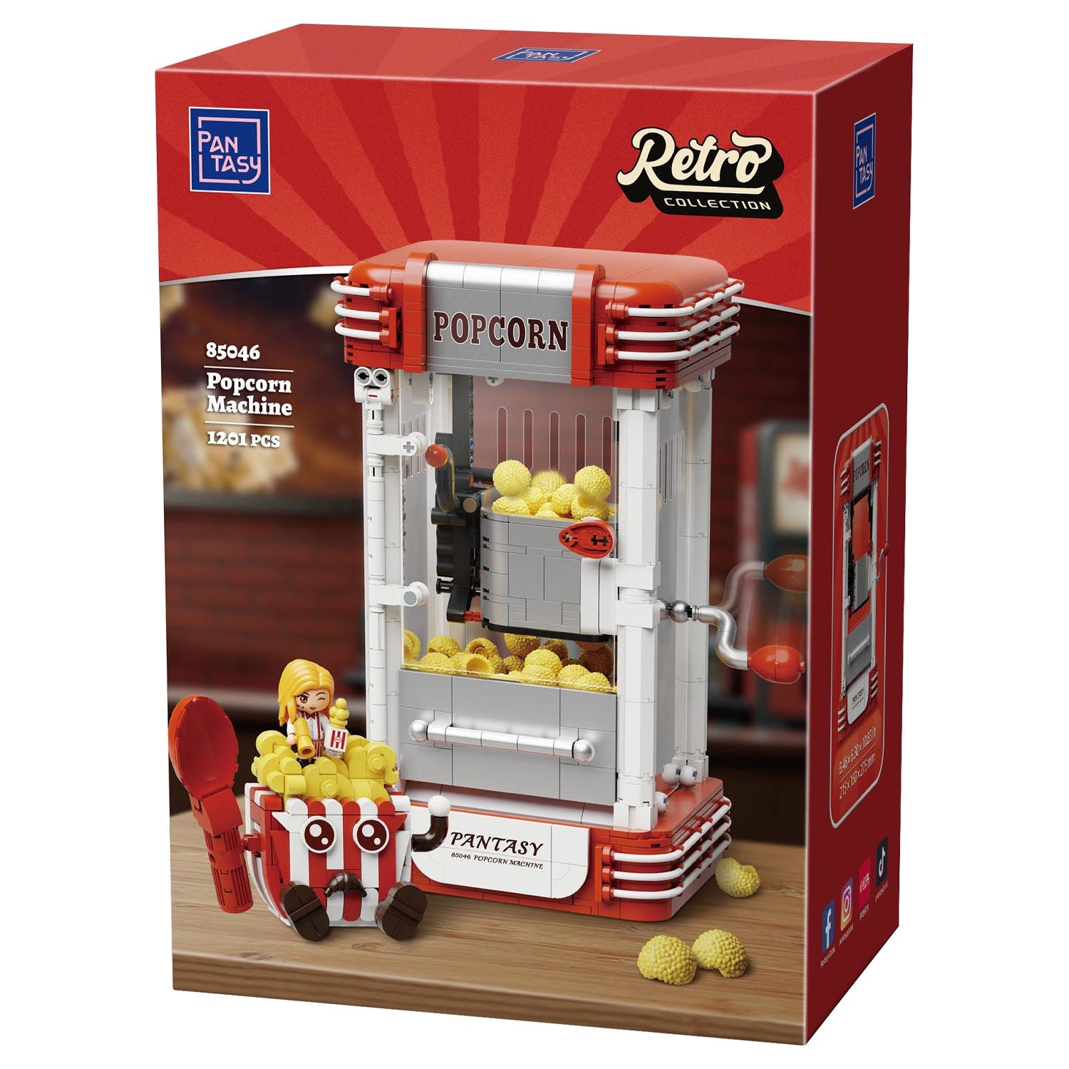 85046 PANTASY set di mattoncini collezione Retrò  Macchina dei Popcorn
