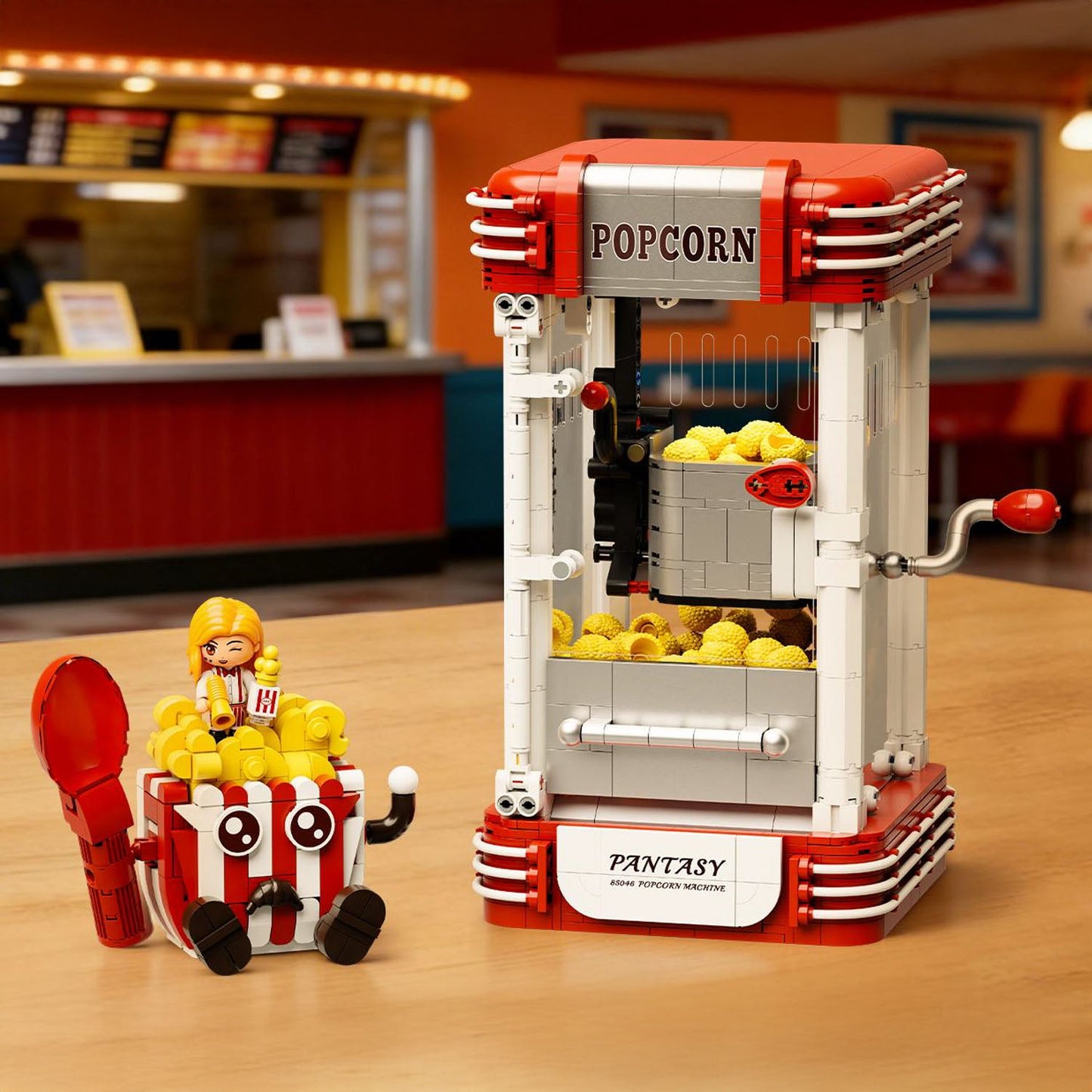 85046 PANTASY set di mattoncini collezione Retrò  Macchina dei Popcorn