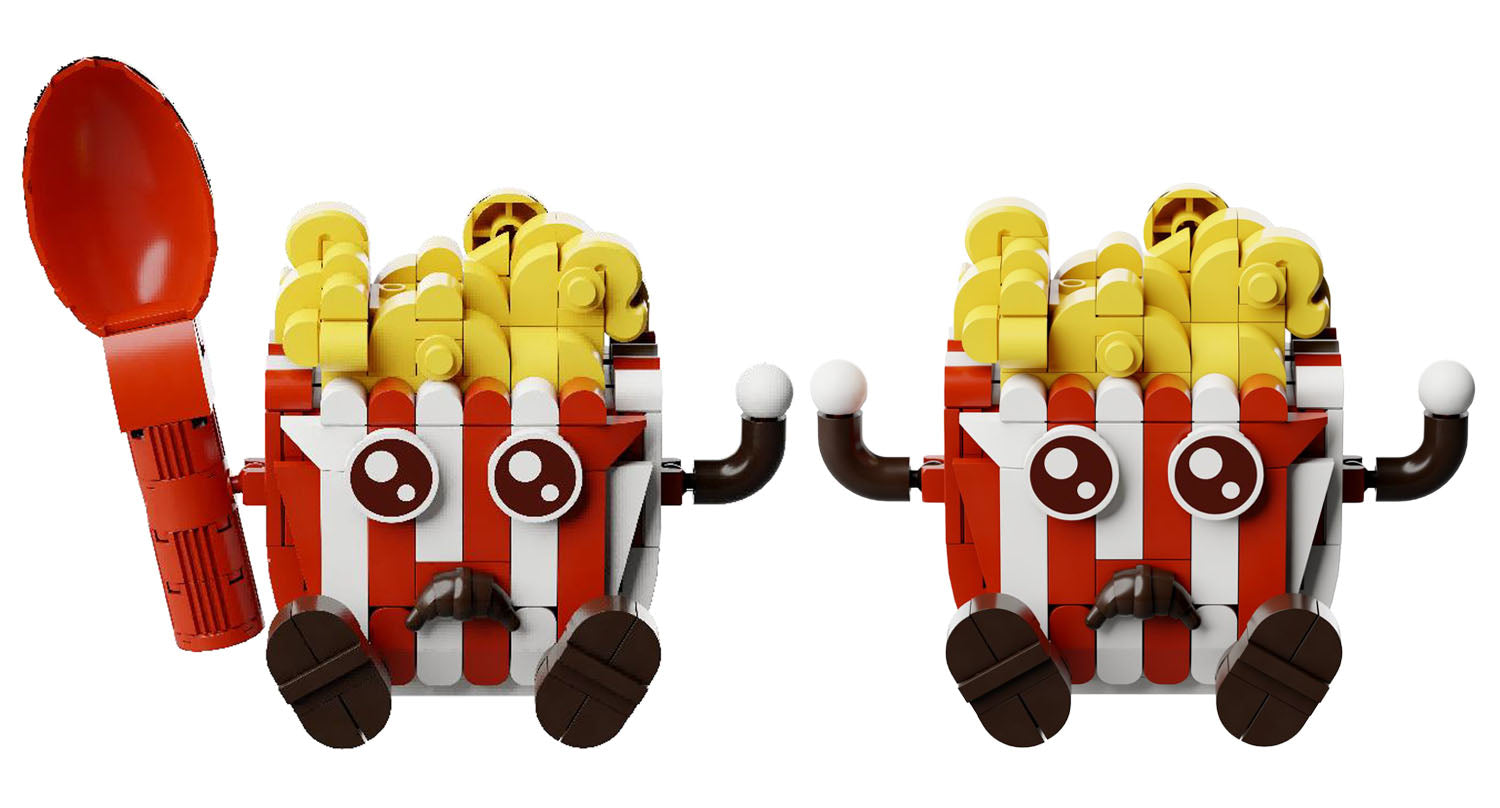 85046 PANTASY set di mattoncini collezione Retrò  Macchina dei Popcorn