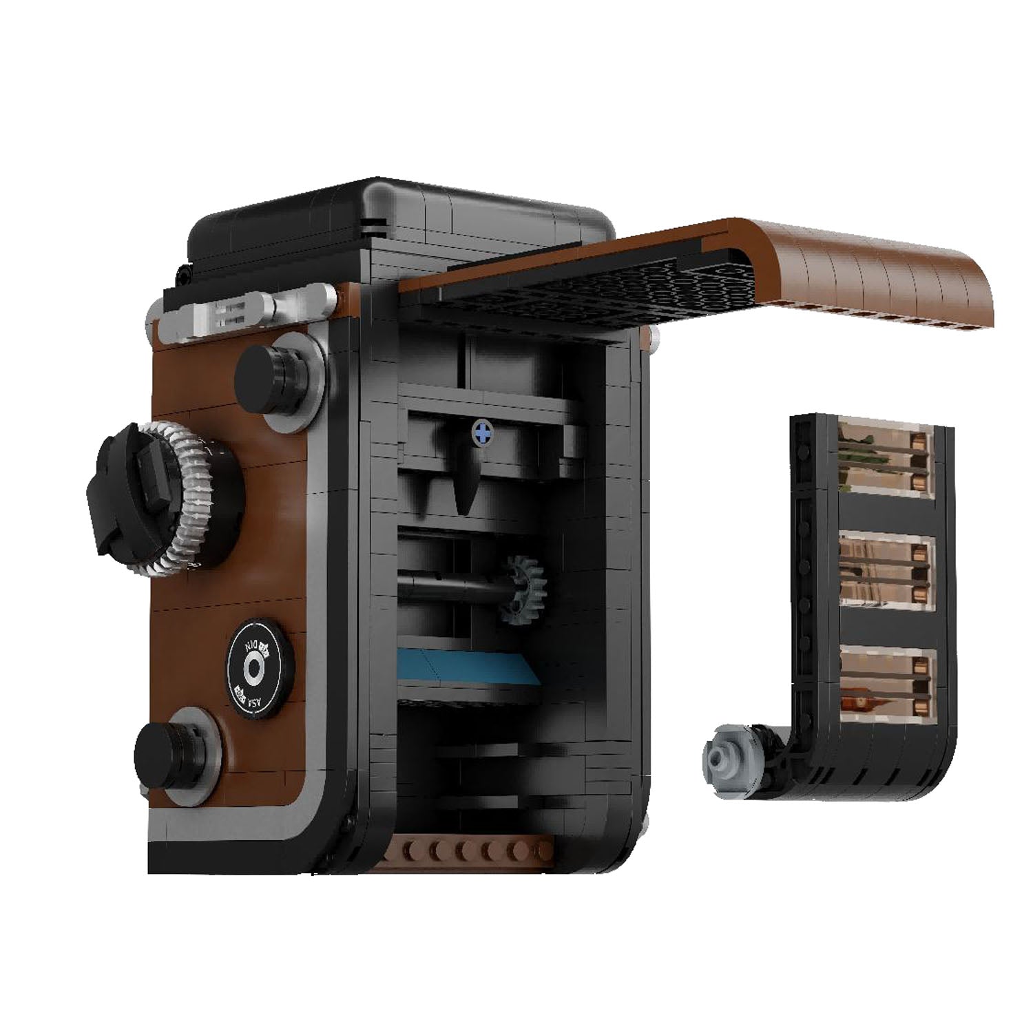 PANTASY set di mattoncini collezione Retrò : Fotocamera Reflex a Doppia Lente