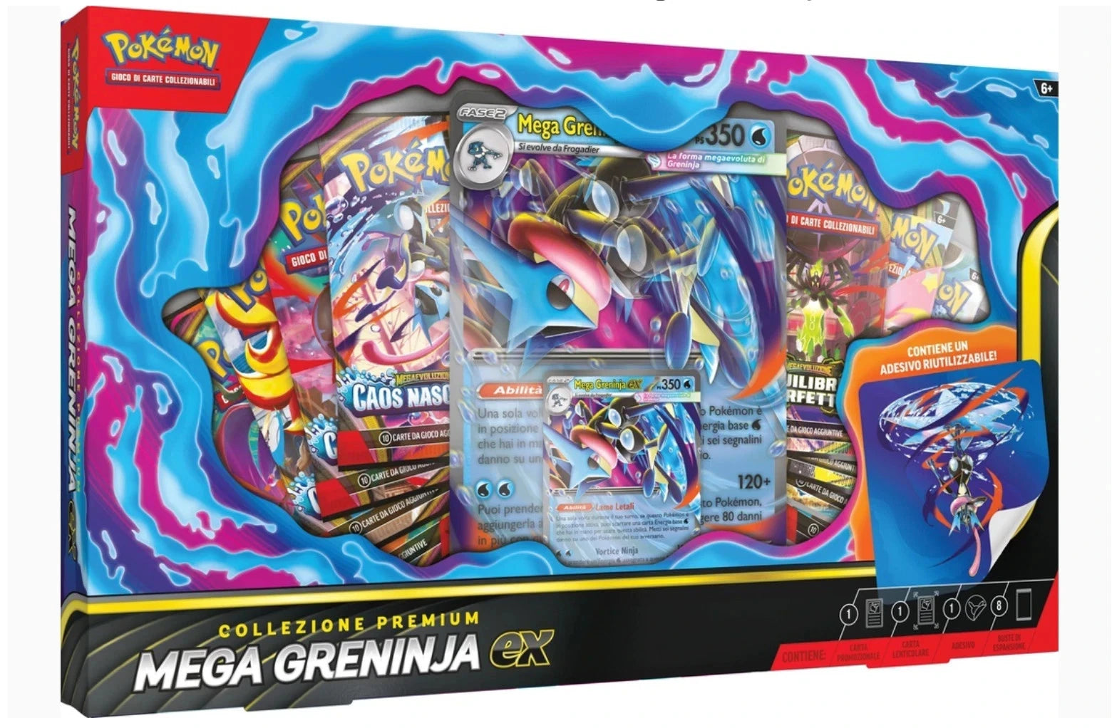 PK10413-I Pokemon Collezione Premium Mega Greninja - EX ( ITA)