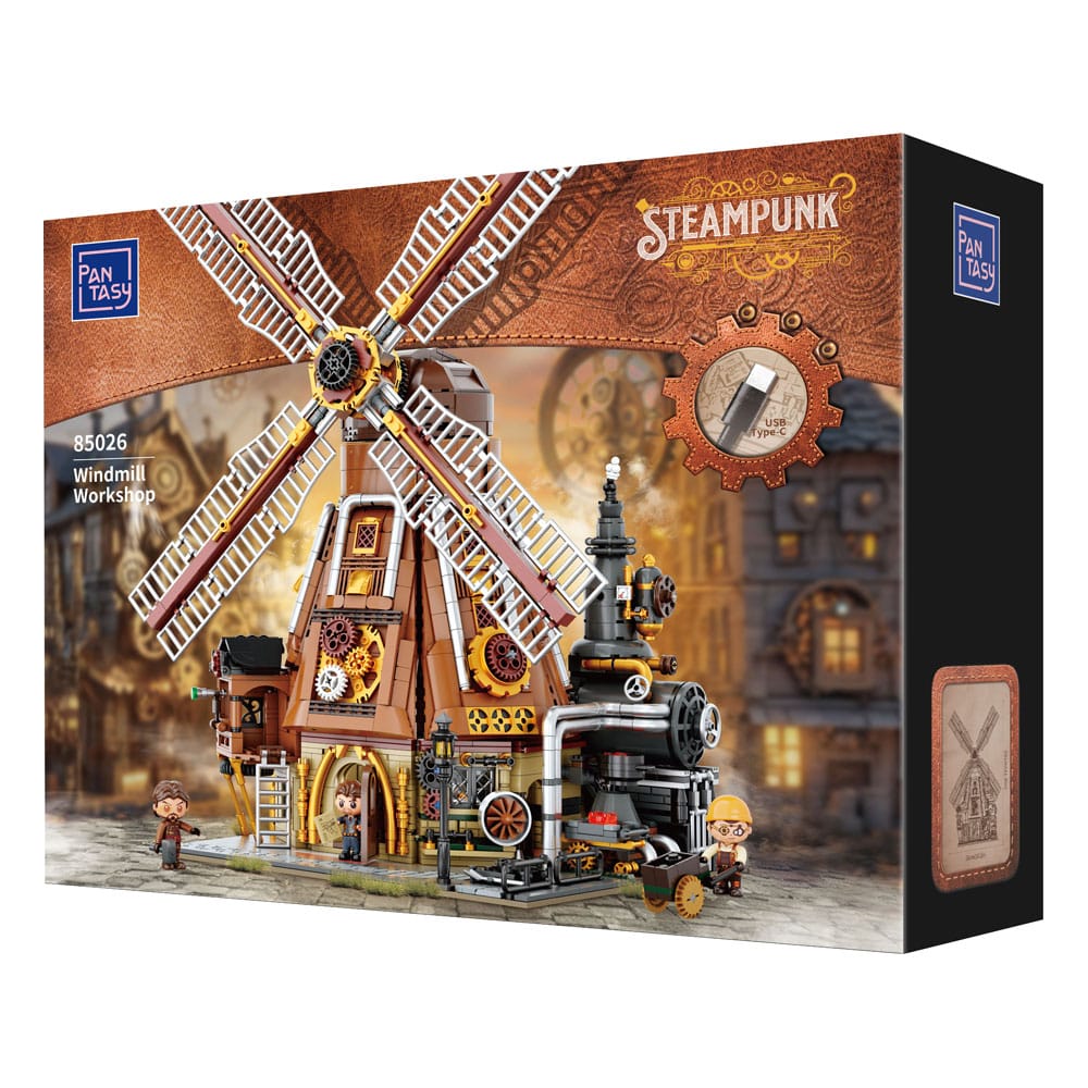 85026 PANTASY set di mattoncini collezione SteamPunk Officina del Mulino a Vento